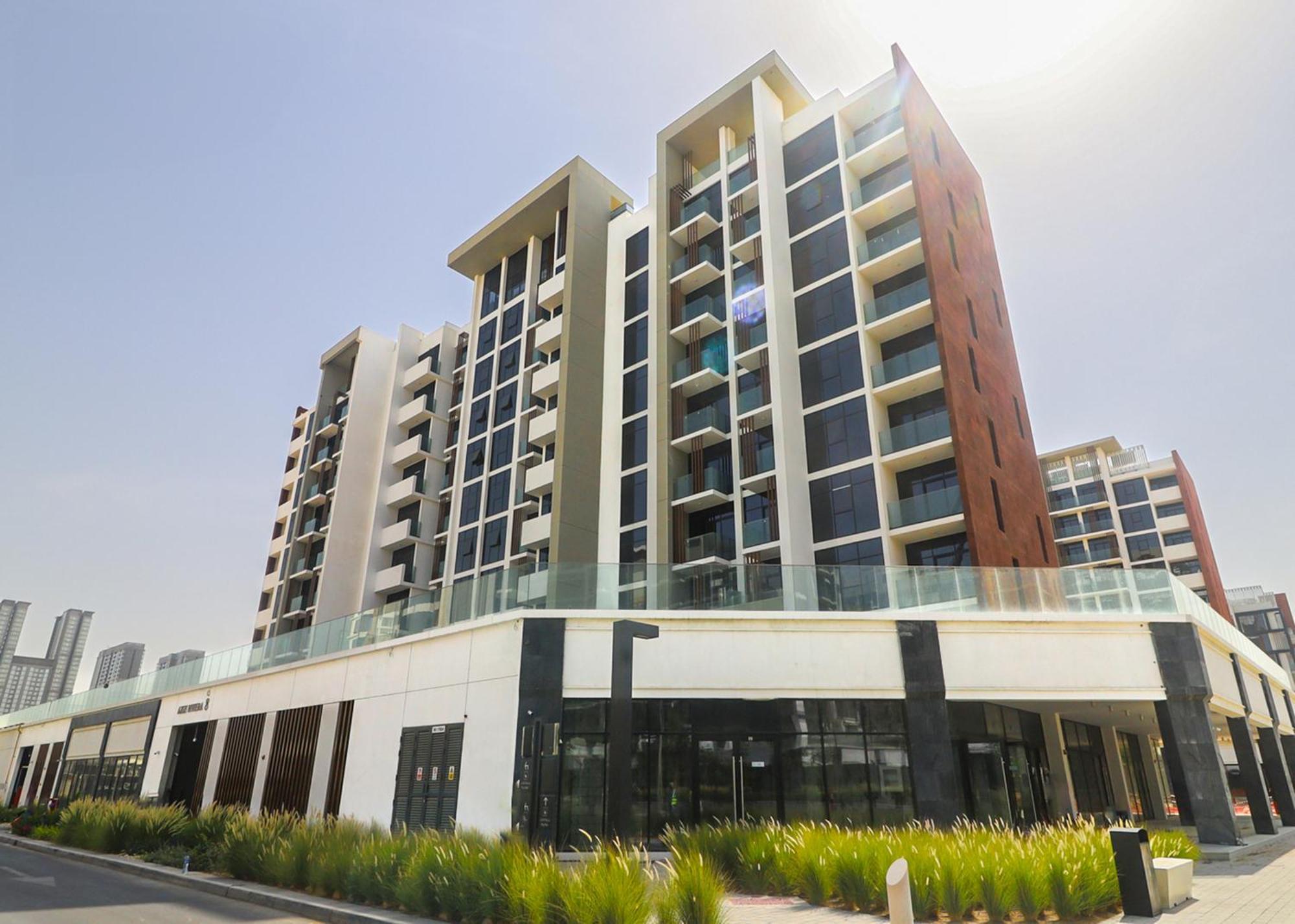 Escape24 Stylish Studio Azizi Riviera 8 Meydan One Dubai Ngoại thất bức ảnh